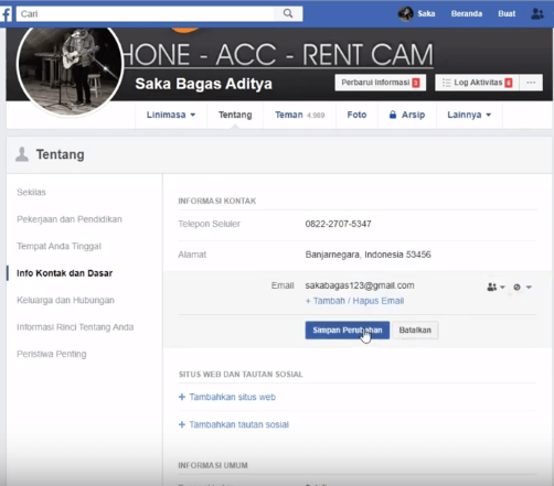 cara mengetahui enail instagram kita