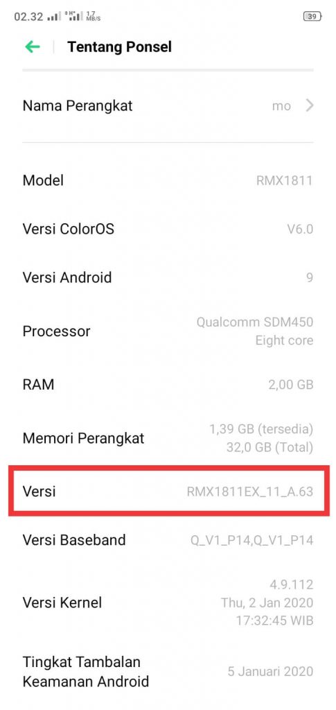 mengaktivkan opsi pengembang