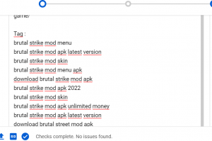 memasukan daftar keyword