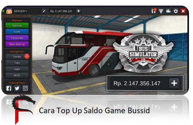 Cara top up bussid