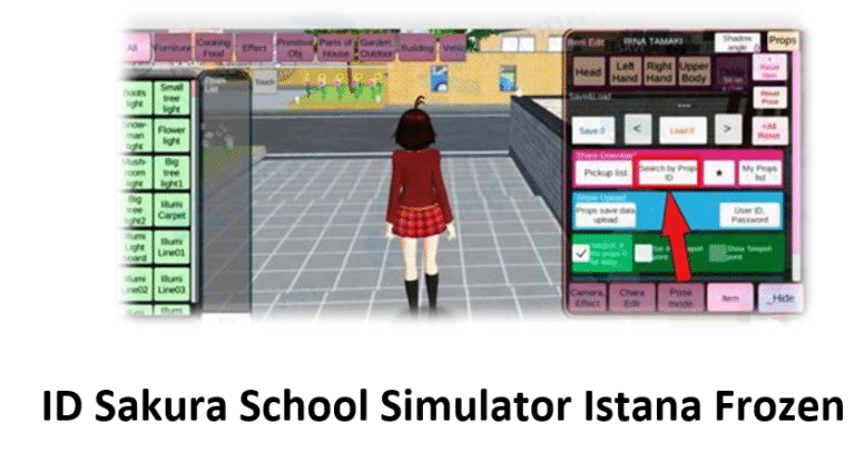 ID Sakura School Simulator Istana Frozen