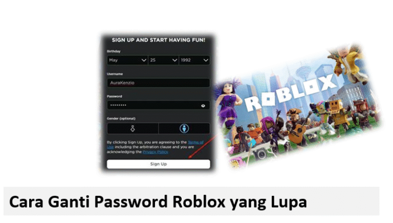 Cara Ganti Password Roblox yang Lupa