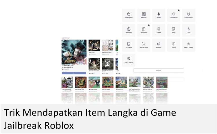 Trik Mendapatkan Item Langka di Game Jailbreak Roblox