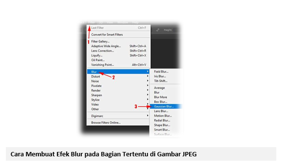 Cara Membuat Efek Blur pada Bagian Tertentu di Gambar JPEG