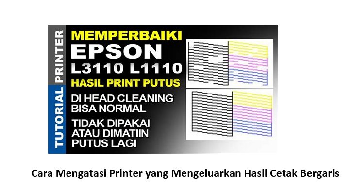 Cara Mengatasi Printer yang Mengeluarkan Hasil Cetak Bergaris