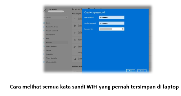 Cara melihat semua kata sandi WiFi yang pernah tersimpan di laptop