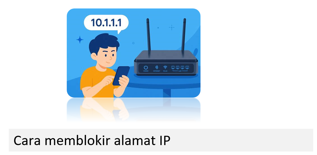Cara memblokir alamat IP