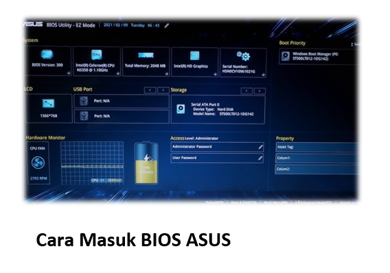 Cara Masuk BIOS ASUS