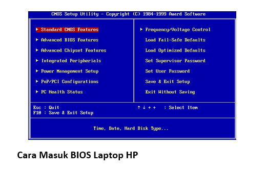 Cara Masuk BIOS Laptop HP