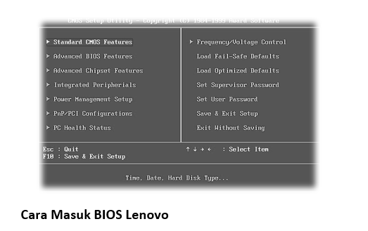 Cara Masuk BIOS Lenovo