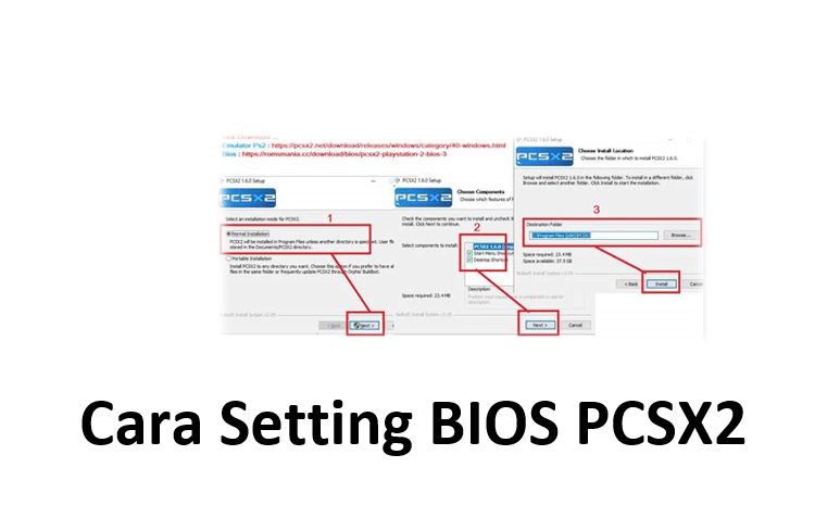 Cara Setting BIOS PCSX2