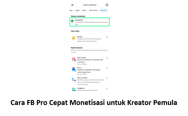 Cara FB Pro Cepat Monetisasi untuk Kreator Pemula