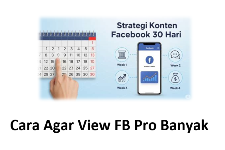 Cara Agar View FB Pro Banyak