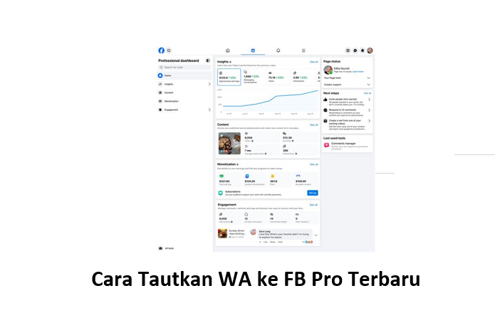 Cara Tautkan WA ke FB Pro Terbaru