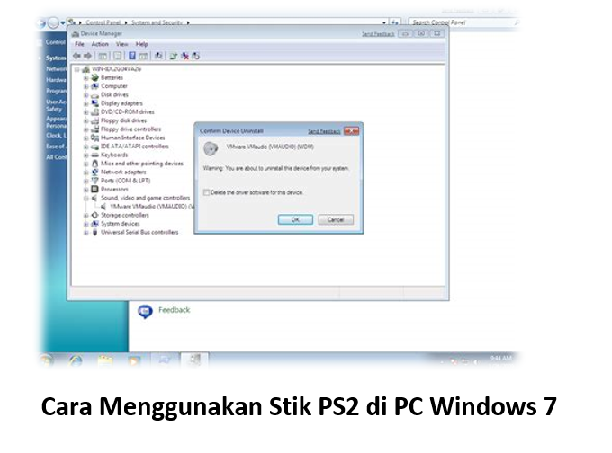 Cara Menggunakan Stik PS2 di PC Windows 7
