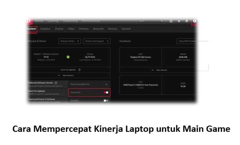 Cara Mempercepat Kinerja Laptop untuk Main Game